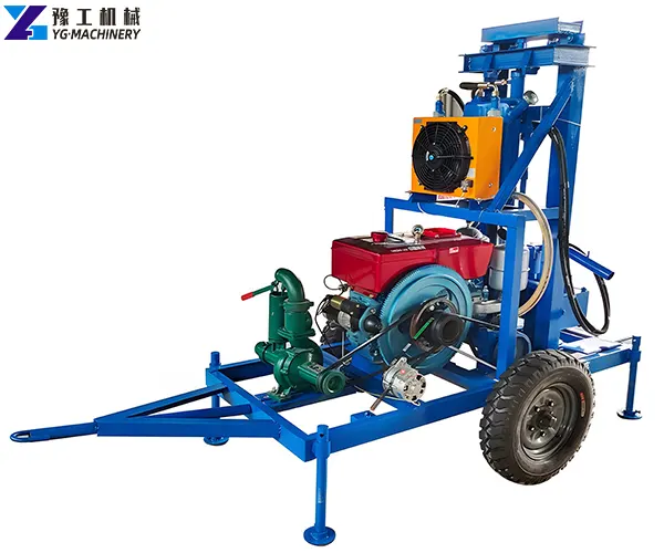 portable water well drilling machine