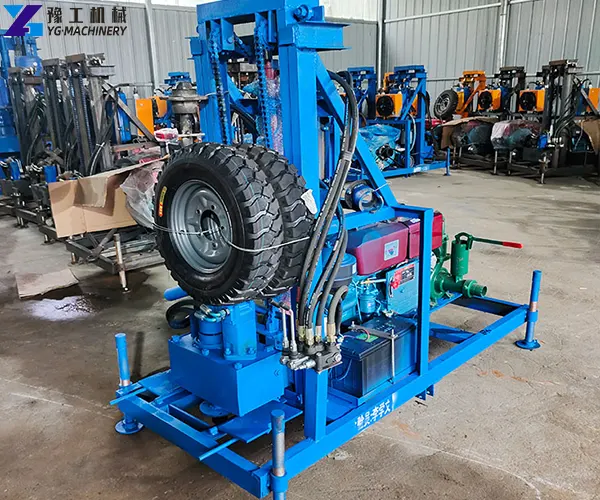 crawler borehole drilling rig