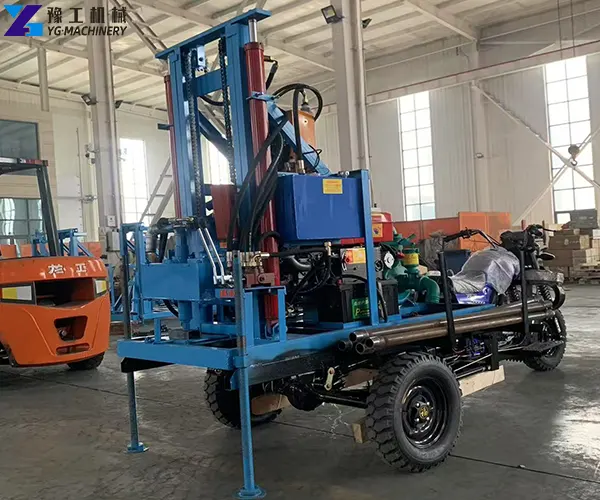 mini hydraulic borewell machine