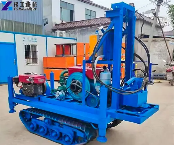 mobile borehole drilling machine