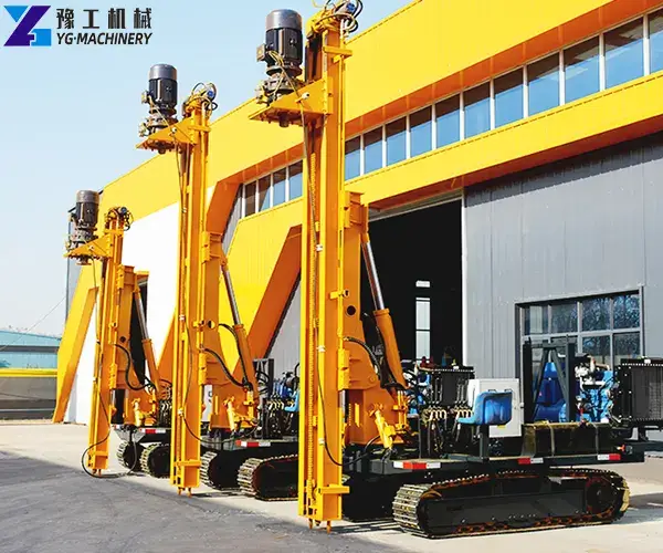 solar pile driver