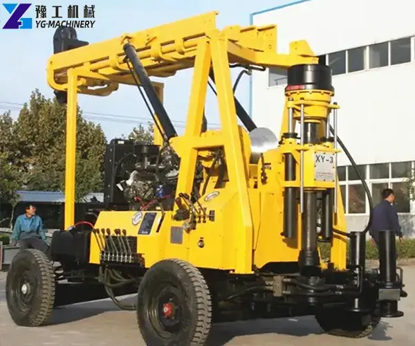 water well drilling trailer
