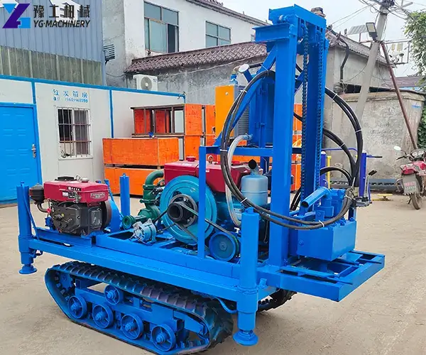 crawler borehole drilling rig