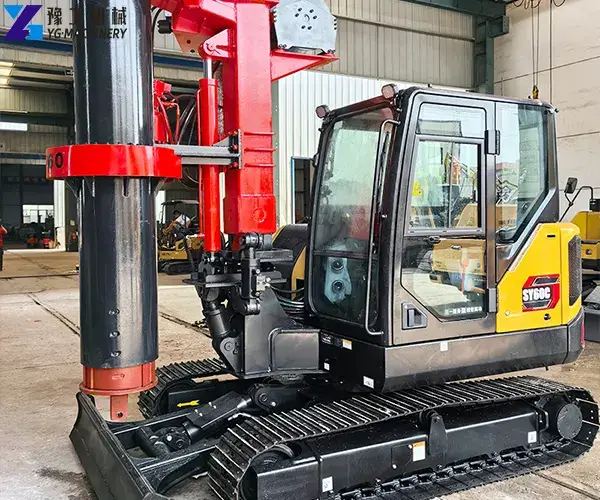 crawler hydraulic rotary drilling rig