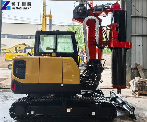 crawler rotary drilling rig