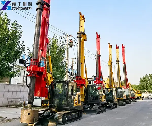 piling hydraulic rotary drilling rig for sale