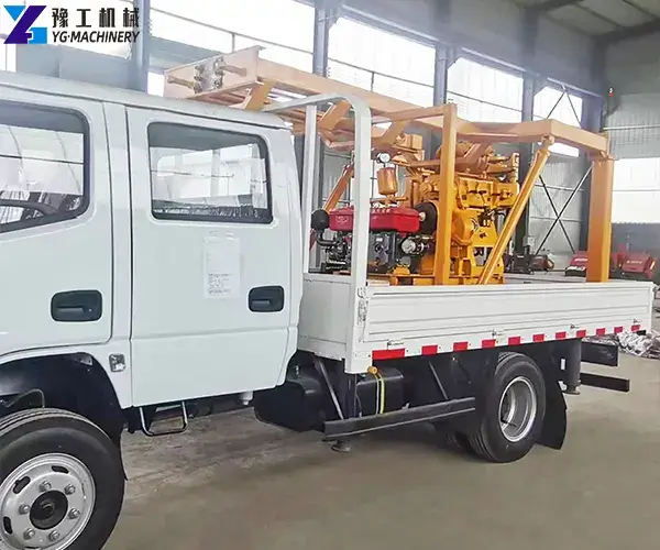 truck mounted hydraulic diamond core drilling rig