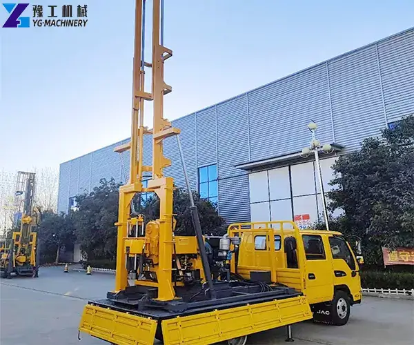truck-mounted hydraulic diamond core exploration drilling rig