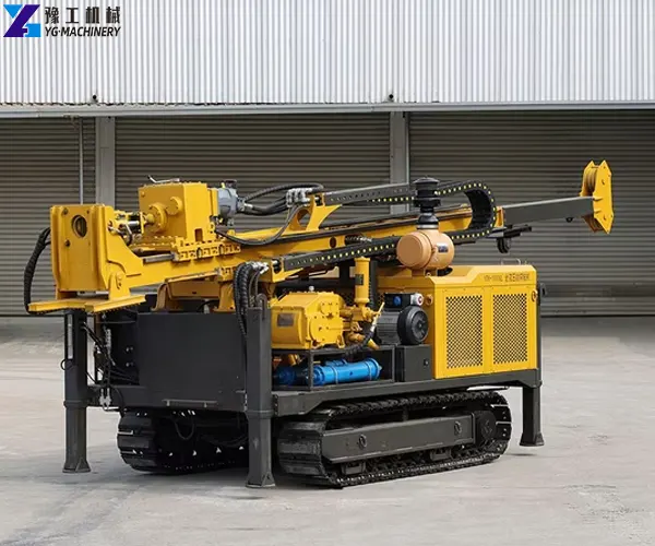 full hydraulic crawler mounted surface core drilling rig