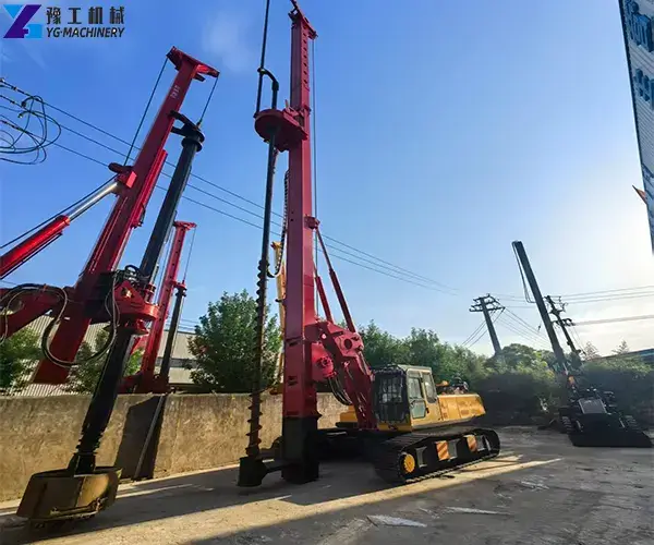 compact cfa piling rig