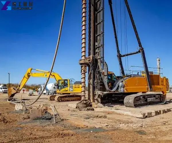 continuous flight auger piling rig for sale