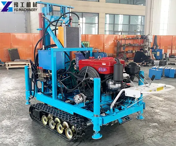 crawler small water well drilling rig