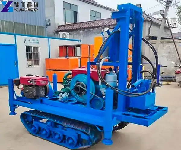 portable hydraulic water well drilling rig
