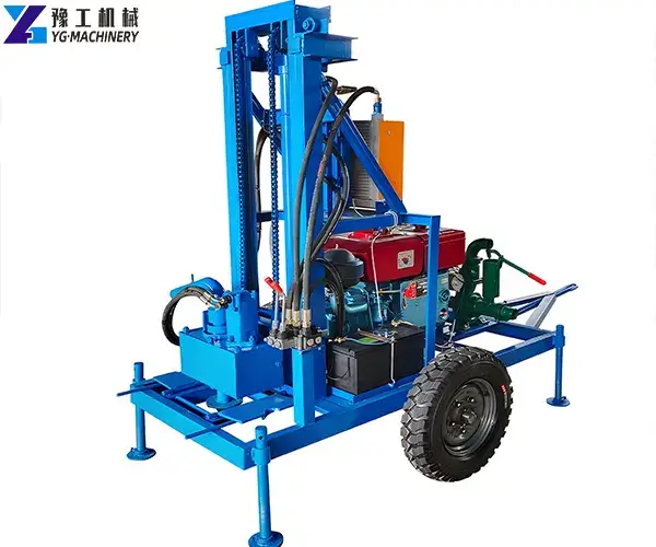 portable water well drilling rig