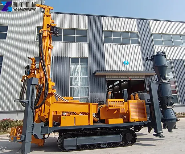reverse circulation drill rig air compressor hard rock