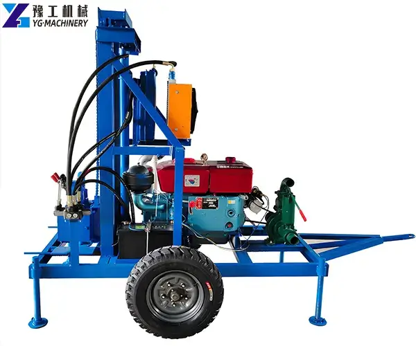wheel small water well drilling rig